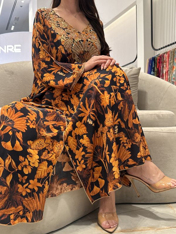 Pure Silk M5awar embroidery